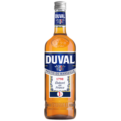 Pastis DUVAL, 45°, 1L