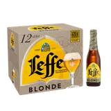 Bière blonde LEFFE, 6,6° - bouteille 12x33cl