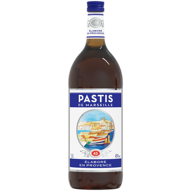 Pastis de Marseille  45°, bouteille de 1,5l