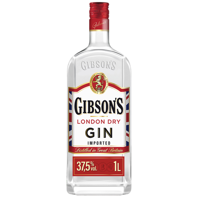 Gin GIBSON'S, 37,5°, 1L