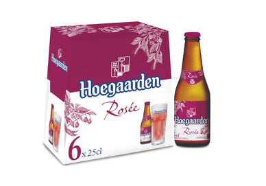 Bière rosée HOEGAARDEN, 3° - bouteille 6x25cl