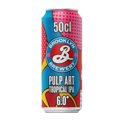 Bière blonde Pulp art IPA BROOKLYN, 6° - Canette 50cl