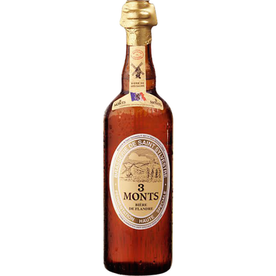 Bière blonde de Flandre 3 MONTS, 8.5°, bouteille de 75cl