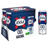 Bière blonde sans alcool 1664, 0,0° - Canettes 6x33cl