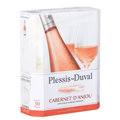 Vin rosé AOP, Cabernet d'Anjou "Plessis Duval",fontaine à vin de3l