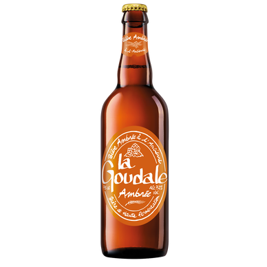 Bière ambrée LA GOUDALE, 7,2° - Bouteille 75cl