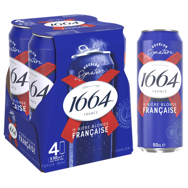 Bière blonde 1664 5,5° boîte 4x50cl