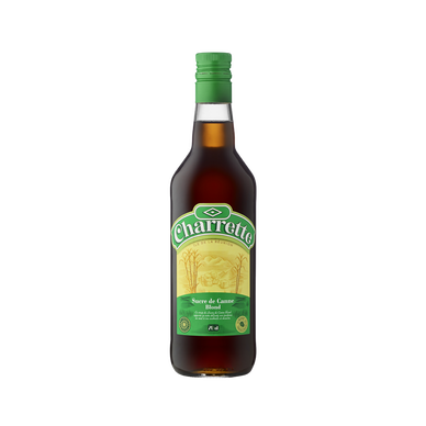Sirop sucre de canne CHARRETTE, bouteille en verre de 70cl