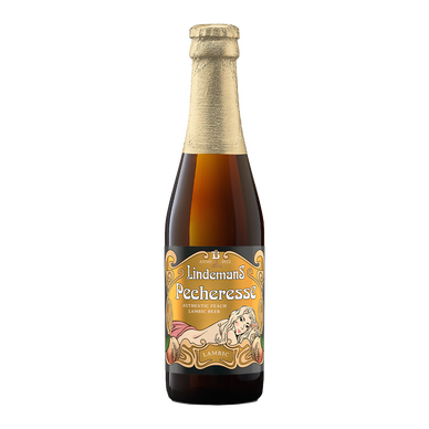 Bière aromatisée à la pêche Pecheresse LINDEMANS 1,1° - Bouteille 25cl