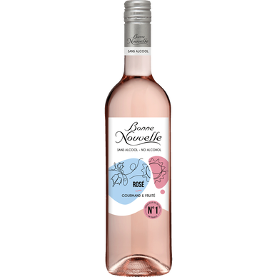 Sans alcool rosé Bonne Nouvelle 0° 75cl
