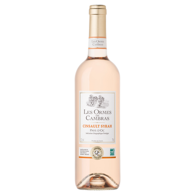 Vin rosé IGP Pays d'Oc Cinsault Syrah Les Ormes de Cambras 75cl