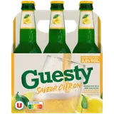 Bière aromatisée Citron sans alcool GUESTY - 0.0° - 6x27,5CL