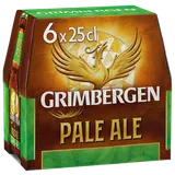 Bière blonde d'abbaye Pale Ale GRIMBERGEN, 5,5° - Bouteilles 6x25cl