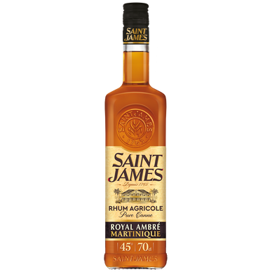 Rhum ambré Royal AOC SAINT JAMES, 45°, 70cl