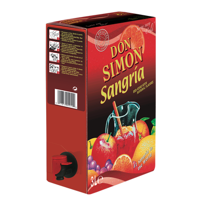 Sangria rouge DON SIMON, 7°, fontaine à vin de 3l