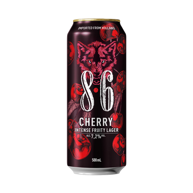 Bière aromatisée 8.6 Cherry 7,2° en canette 50cL