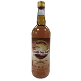 Rhum ambré traditionnel département outre mer, 40°, bouteille de 1l