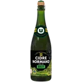 Cidre brut bouché IGP de Normandie  5,5°, bouteille de 75cl
