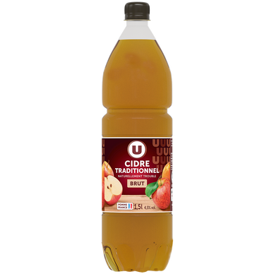 Cidre brut 4,5° PET 1,5l