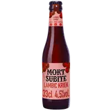 Bière aromatisée à la cerise kriek lamb MORT SUBITE, bouteille de 33cl