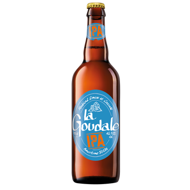 Bière blonde LA GOUDALE 7,2° bouteille de 75cl