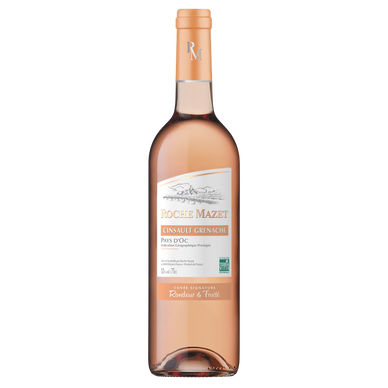 Vin rosé Pays d'Oc IGP, Vin rosé, Roche Mazet cinsault grenache 75cl