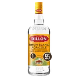 Rhum blanc agricole AOC de la Martinique DILLON, 55°, 1L