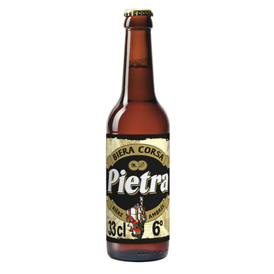 Bière ambrée corse PIETRA, 6° - Bouteille 33cl
