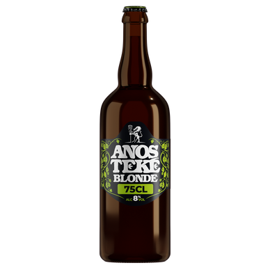 Bière blonde ANOSTEKE 8° - Bouteille de 75cl