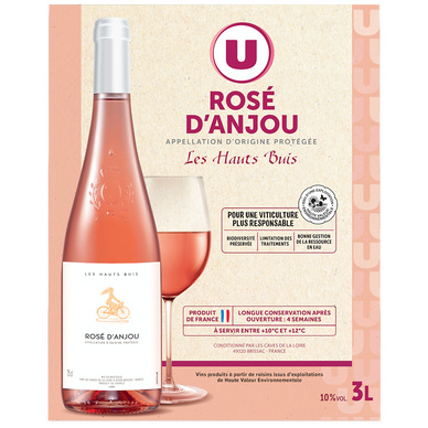Rosé d'AnjoAOP rosé Les Hauts Buis fontaine à vin 3L