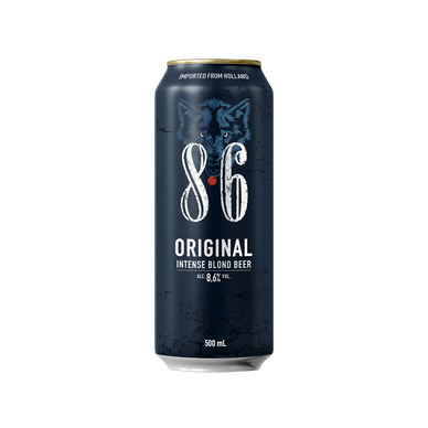 Bière blonde 8.6 Original, 8,6°, boîte 50cl