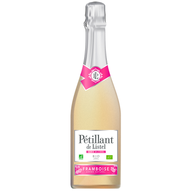 Pétillant de LISTEL sans alcool aromatisé framboise bio - 75cl