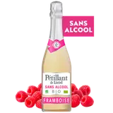 Pétillant de LISTEL sans alcool aromatisé framboise bio 75cl