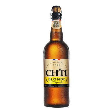 Bière blonde CH'TI originale 6,8° bouteille 75cl