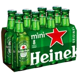 Bière blonde HEINEKEN, 5°, 8x15cl