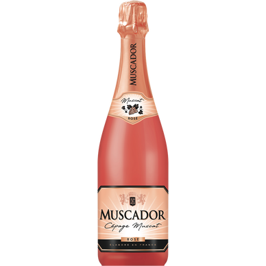 Vin mousseux rosé doux MUSCADOR, 75 cl