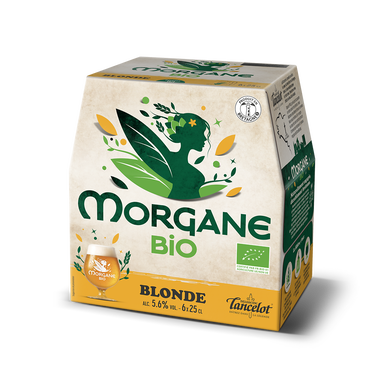 Bière MORGANE bio 5,5° pack 6x25cl