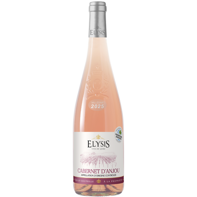 Vin rosé Cabernet d'Anjou AOP Elysis HVE 75cl