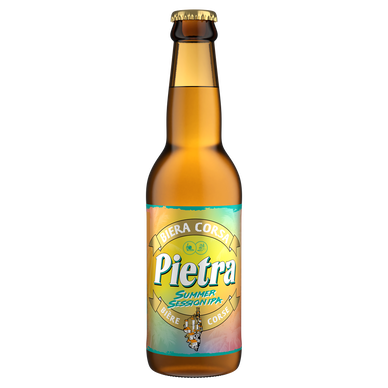 Bière ambrée corse Pietra summer session IPA 4,5° - Bouteille 33cL