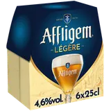 Bière blonde cuvée légère AFFLIGEM, 4,6° pack de 6x25cl