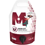 Merlot IGP rouge Pays d'OC fontaine à vin 1,5L