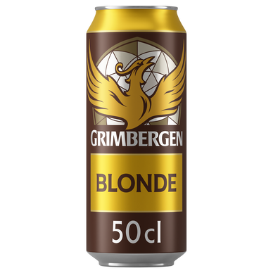 Bière blonde GRIMBERGEN, 6,7° - Canette 50cl