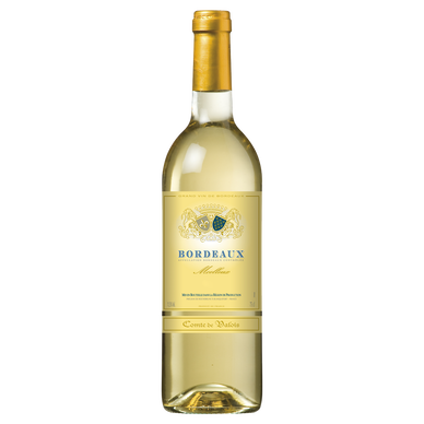 Vin blanc moelleux AOP Bordeaux Comté de Valois, bouteille de 75cl