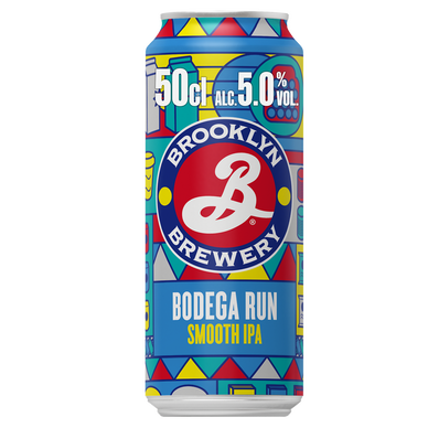Bière blonde BROOKLYN Bodega Run Smooth IPA 5° 50cL