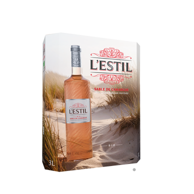 Vin rosé Sable de Camargue l'Estil AOP Tendre bio Bib 3 litres