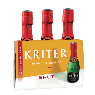 Mousseux brut KRITER, 3x20cl