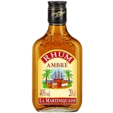 Rhum ambré LA MARTINIQUAISE, 40°, 20cl s/blister