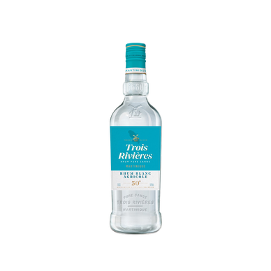 Rhum blanc Martinique TROIS RIVIERES, 50°, bouteille de 1l