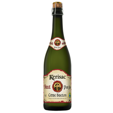 Cidre pur jus KERISAC brut IGP, 5,5°, 75cl