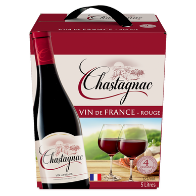 Vin de France rouge Chastagnac - Fontaine à vin 5L